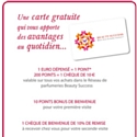 Beauty Success fête le succès de sa carte de fidélité