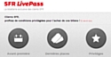 SFR crée SFR LivePass, une billetterie exclusive pour ses clients