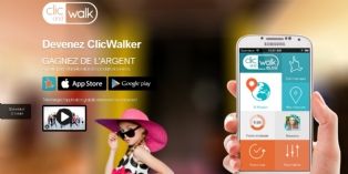 Clic and Walk obtient des informations géolocalisées directement des mobinautes