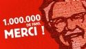 KFC : 'Nous avons atteint le million de fans sur Facebook'