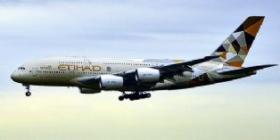 Airbus A380 de la compagnie Ethiad Airways