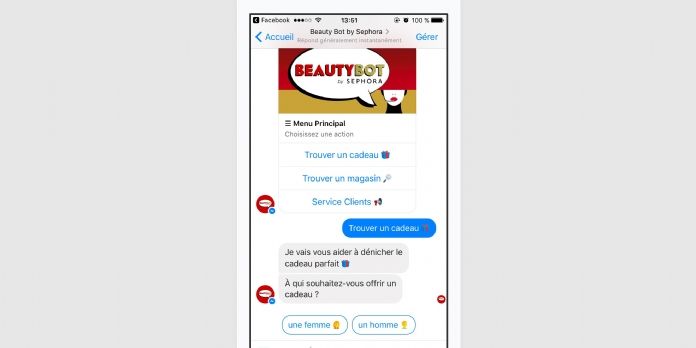 Sephora: un chatbot pour allier beauté et intelligence... artificielle