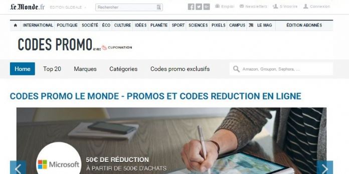 [Exclu] Le Monde en mode bons plans avec CUPONATION