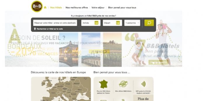 Le groupe B&B Hotels s'associe à la plateforme d'avis clients TrustYou en France