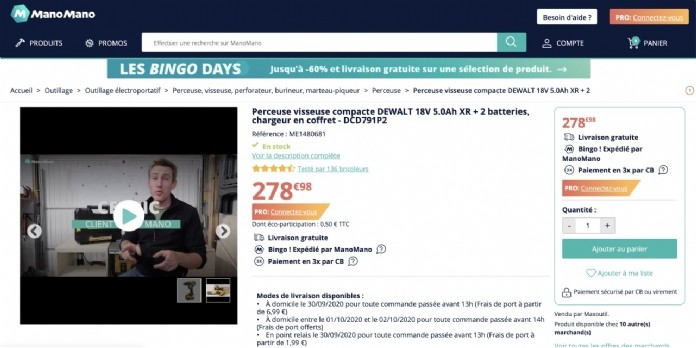 ManoMano mise sur l'UGC et l'avis client vidéo avec Teester