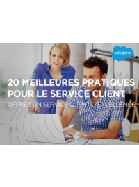 Couverture 20 meilleures pratiques pour le service client