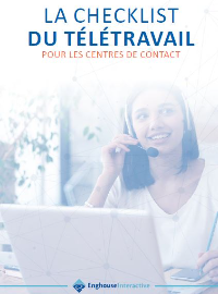 Couverture La checklist du télétravail pour les centres de contact